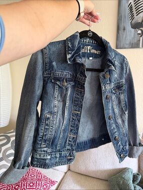 Wallflower Cropped Jean Jacket